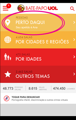 Bate-papo > Últimas Notícias BP > Baixe o app Bate-papo UOL e